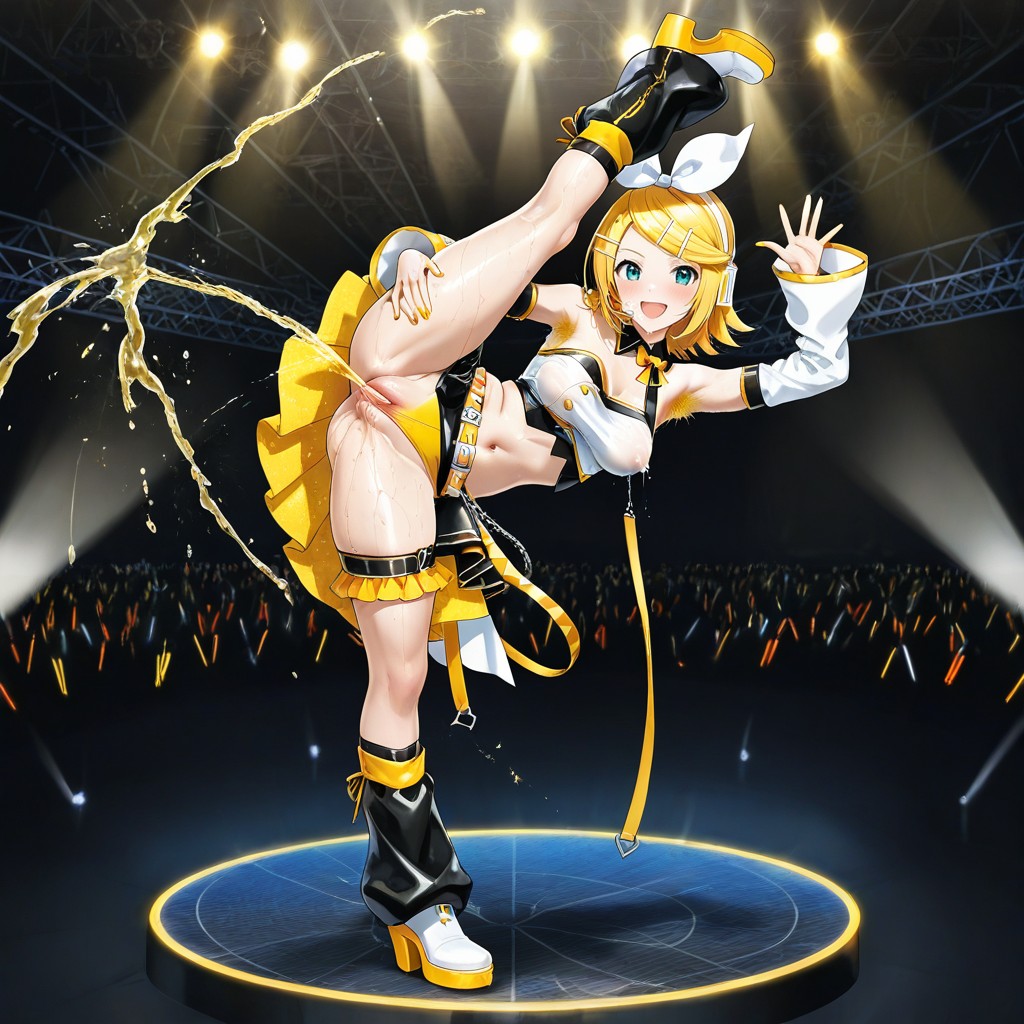 Culo Mediano, 25+, Yellow Accents And Black Trim Hentai IA