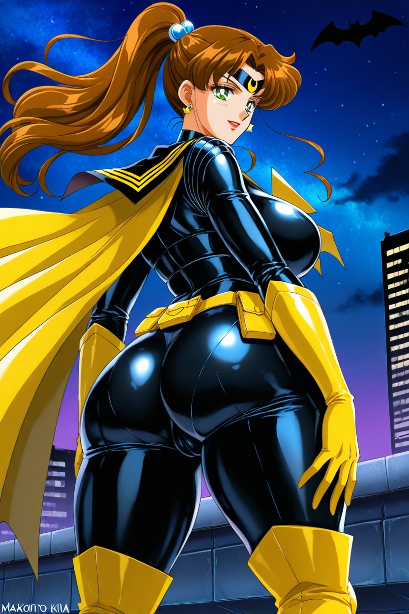Fingers, Wearing Batgirl Costume From Dc Comics, Looking At Viewer Hentai IA