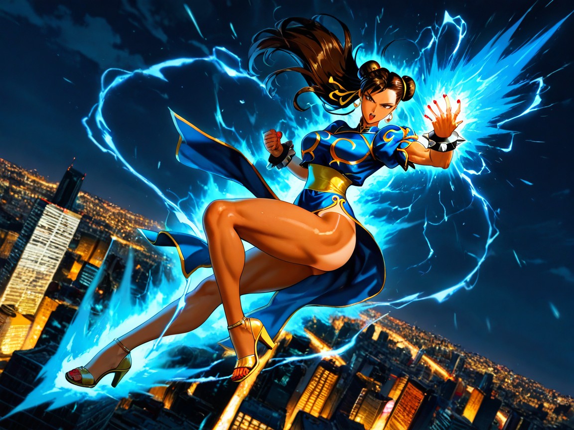 Powering Up, Medium Ass, Long Length Hentai AI Porn