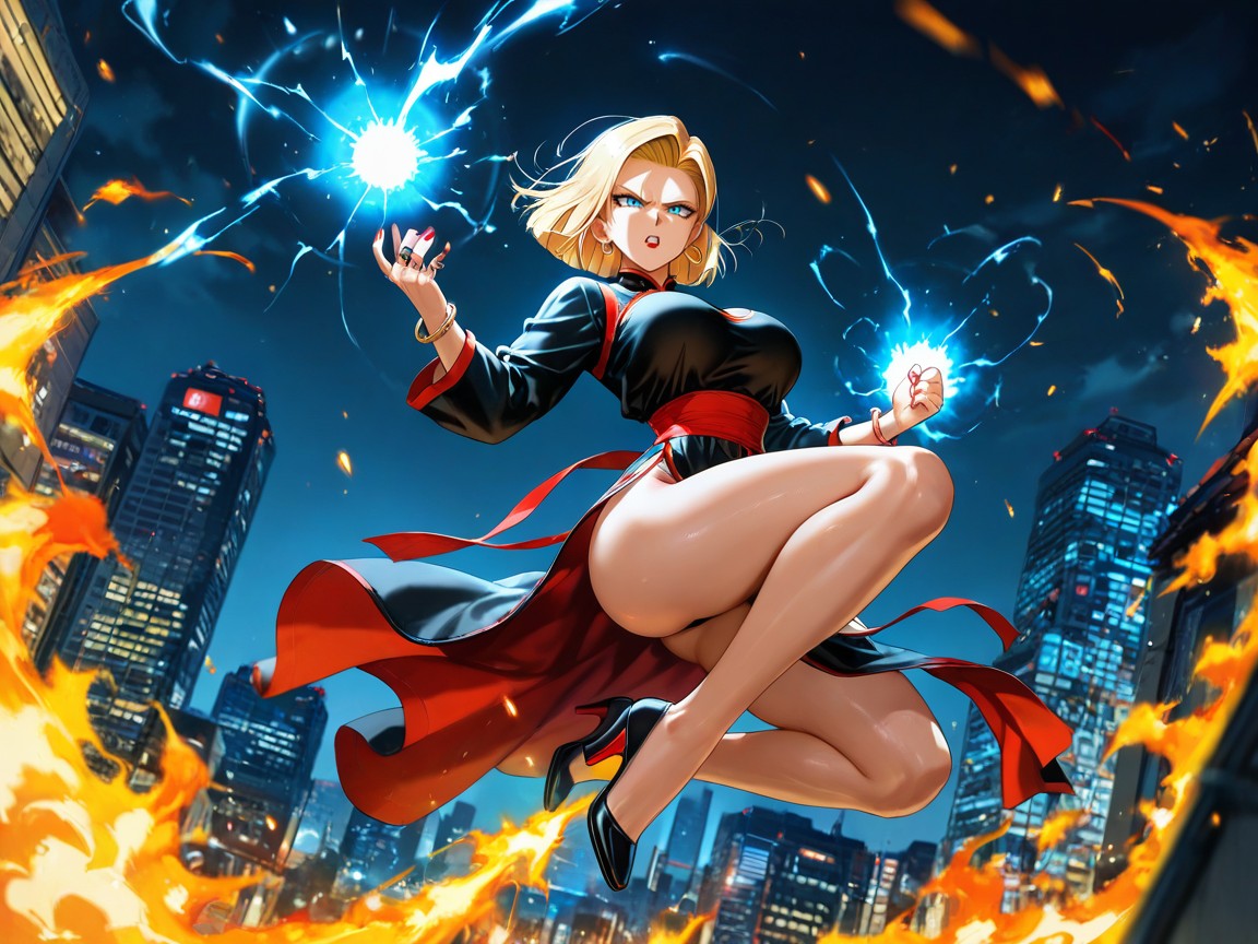 Powering Up, Perfect Fit Body, Night Hentai AI Porn