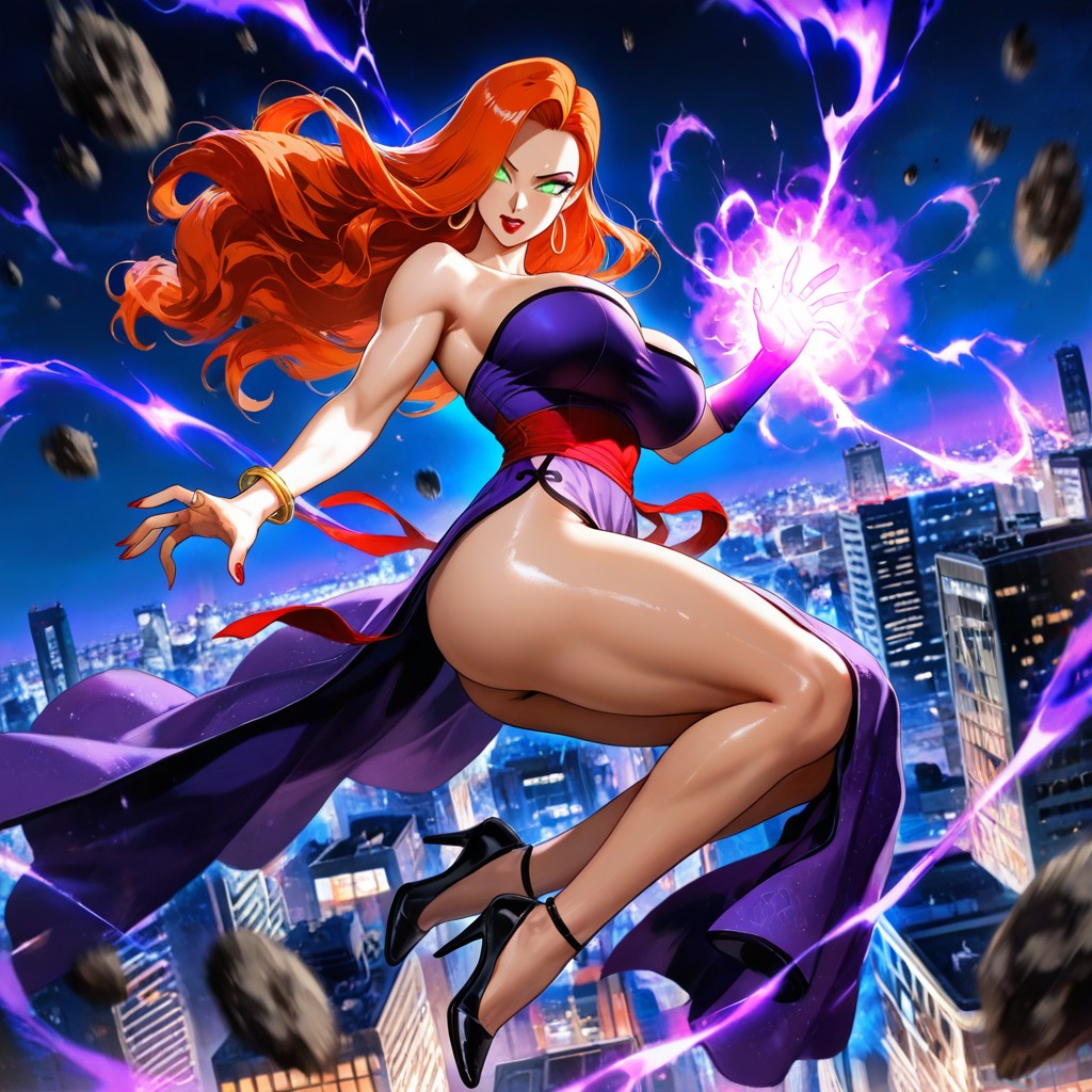 Corps Entier, Petit Cul, Ville Porno IA Hentai