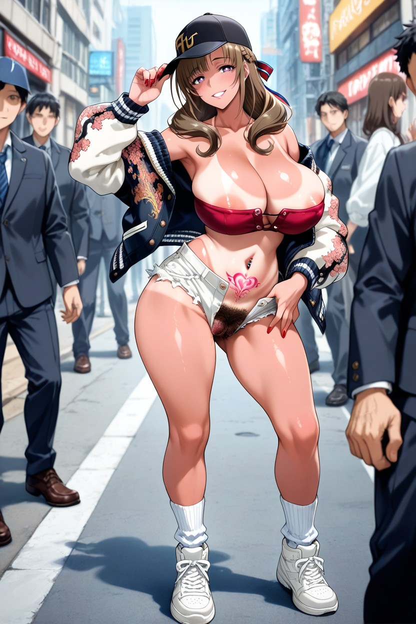 Oosuki Mamako, Open Sukajan, Pushing Down Hot Pants Porno IA Hentai