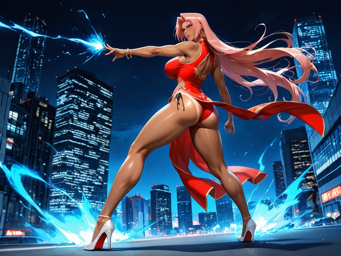 Ingrid From Taimanin Murasaki, City, Pechos Grandes Hentai IA