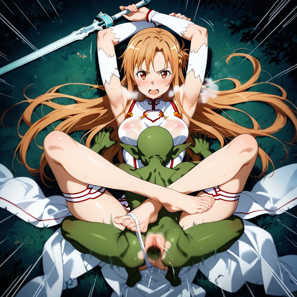 Beautiful Face, Third-person View, Man And Woman Hentai AI Porn