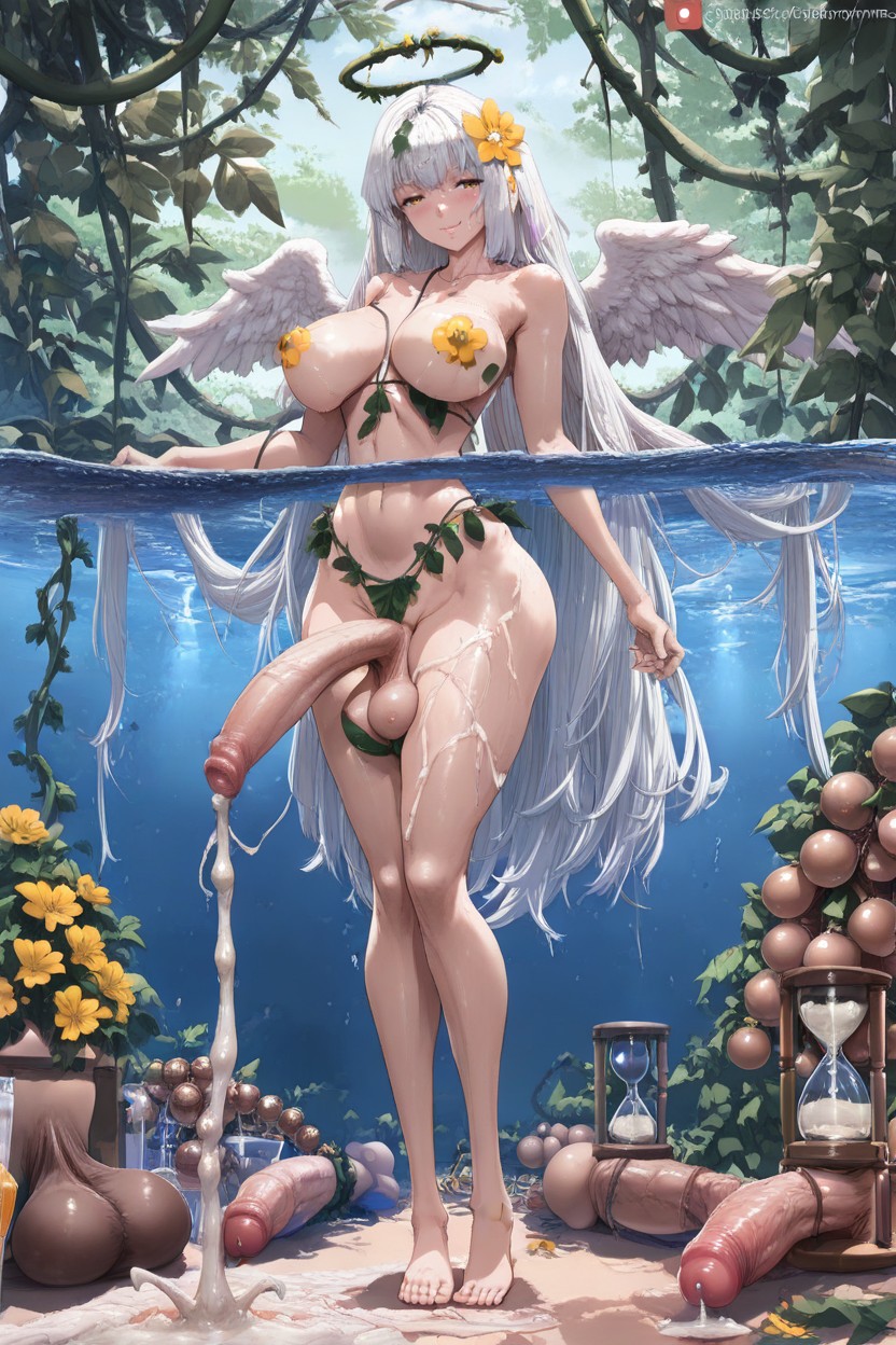 Yellow Cum, Spiny Penis, Tender Face Hentai AI Porn