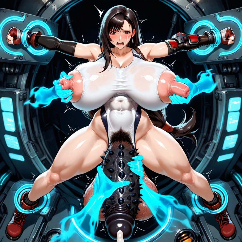 Sensual Pose, Oversized Hyper Gigantic Testicles, Pony Cock Hentai AI Porn