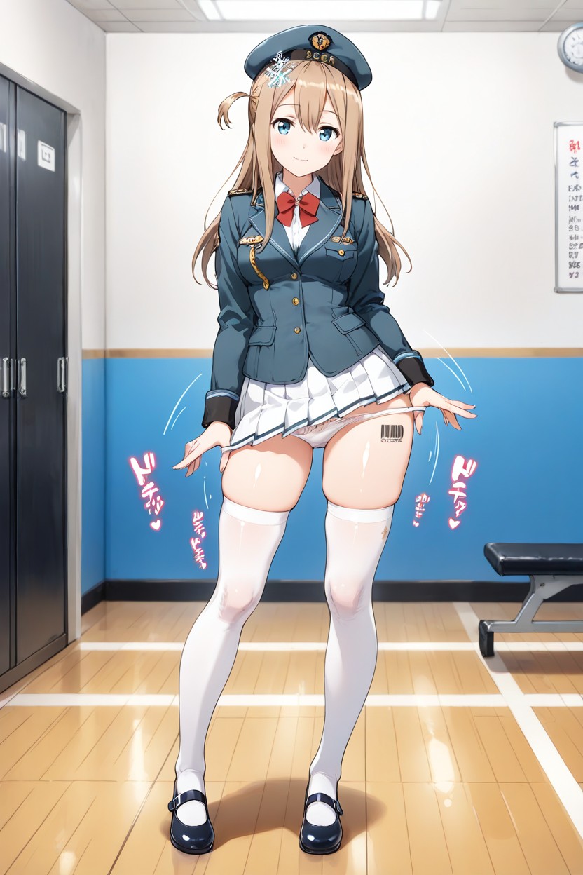 Undressing, Wearing Panties, Small Breasts Hentai AI Porn