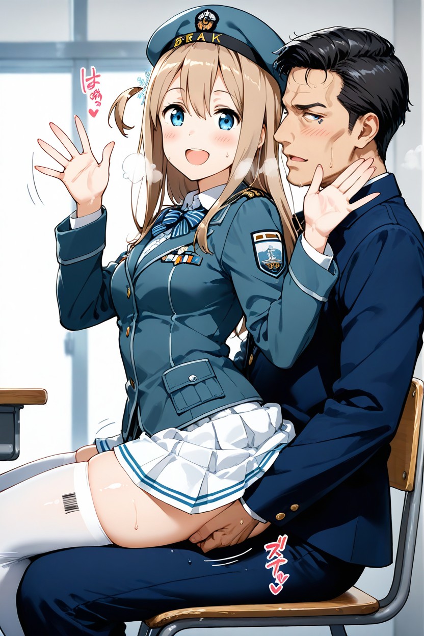 Indoor, Reverse Upright Straddle, Blush Hentai AI Porn