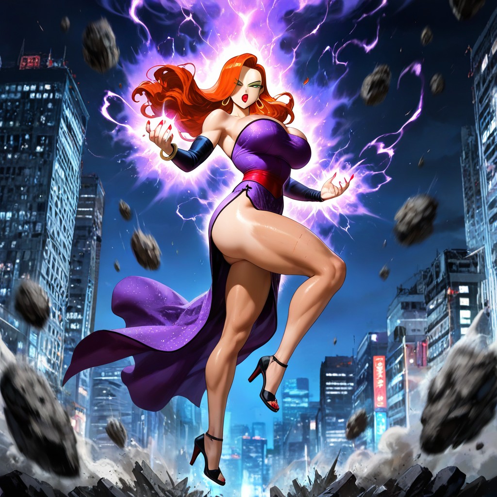 Pechos Masivos, Cuerpo Completo, Detailed Thighs Hentai IA