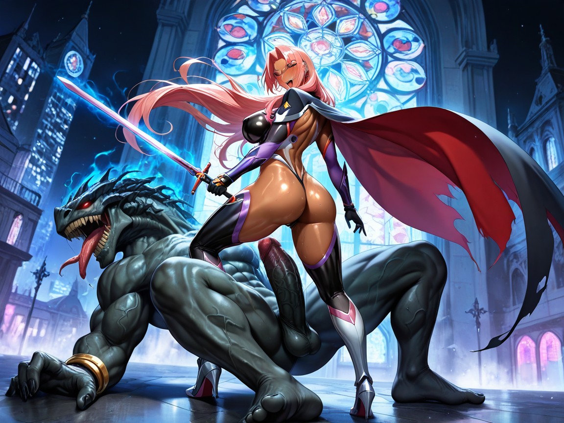 Perfect Fit Body, Corps Entier, Holding He Sword Porno IA Hentai