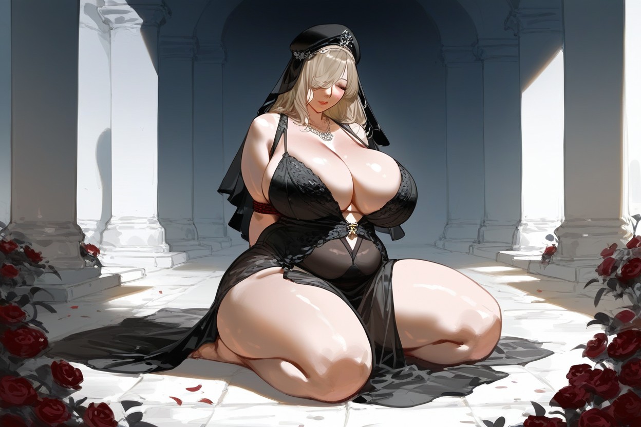 Wide Waist, Ultra Detailed Anatomy, Detailed Hentai AI Porn