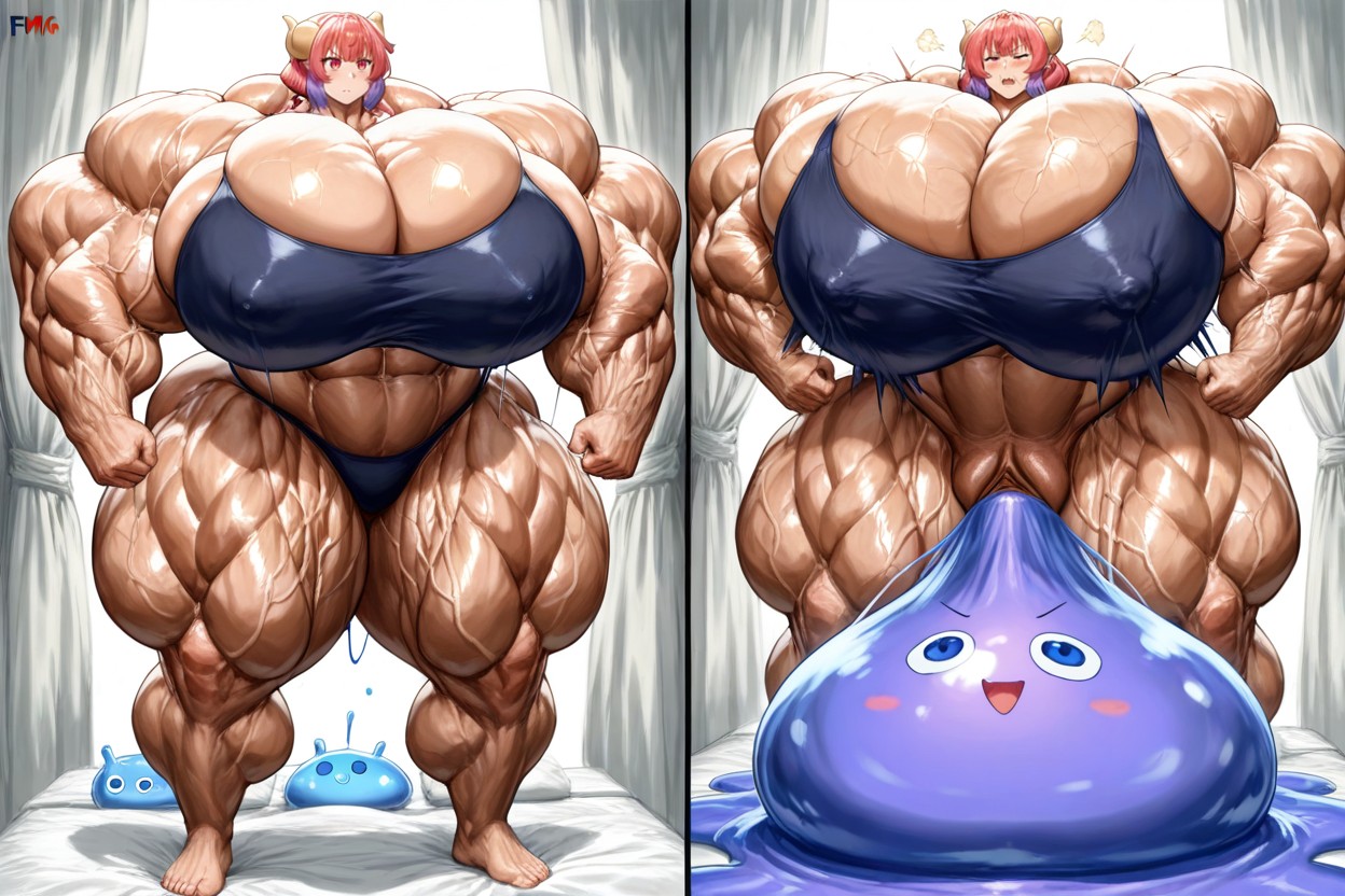 Ilulu From Kobayashi-san Chi No Maid Dragon, Gigantic Muscles Full Body, Bigger Extreme Gigantic Pussy Expansion Slime Hentai IA