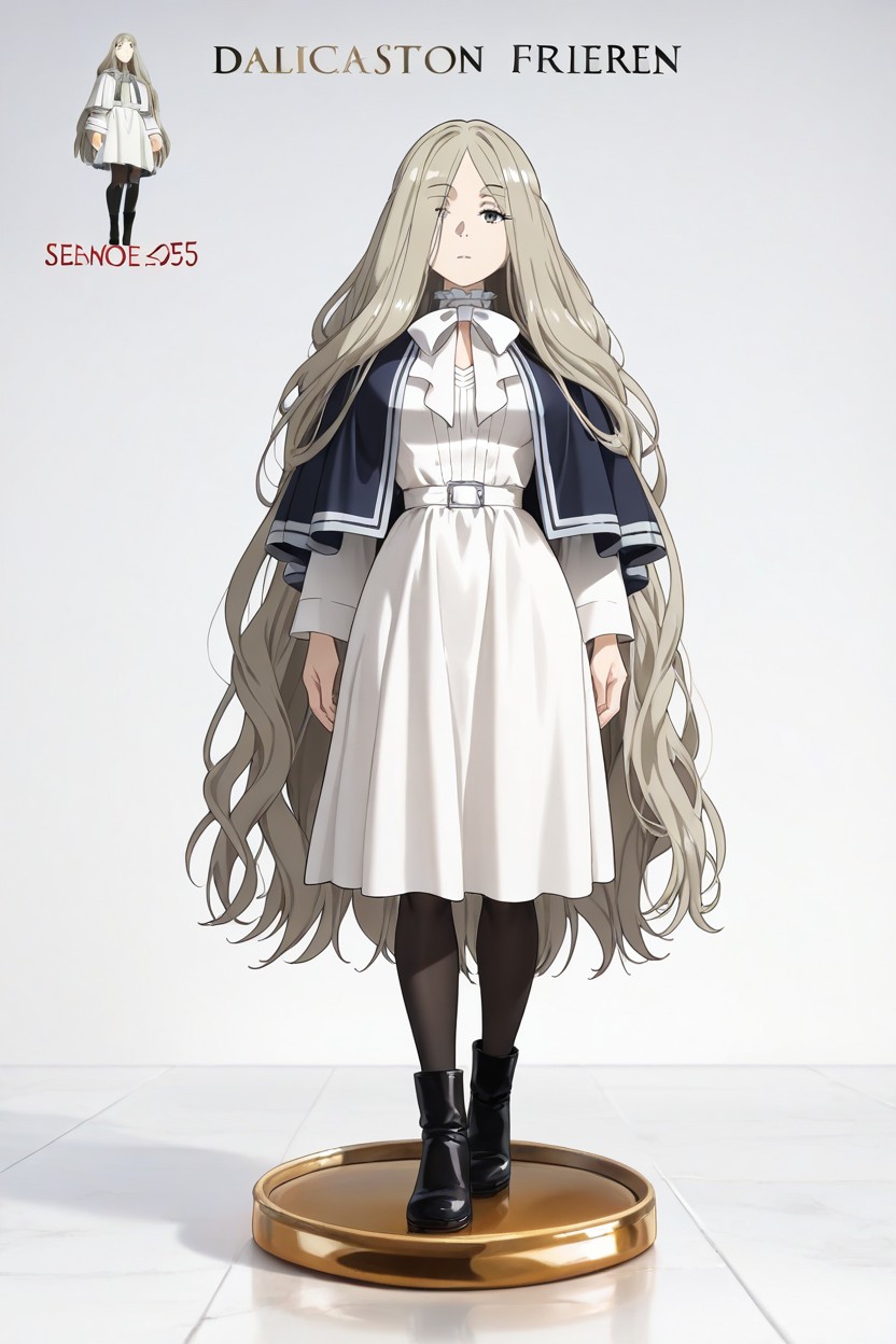Pale Brown Eyes, Compact Body, Quiet Mysterious Aura Porno IA Hentai