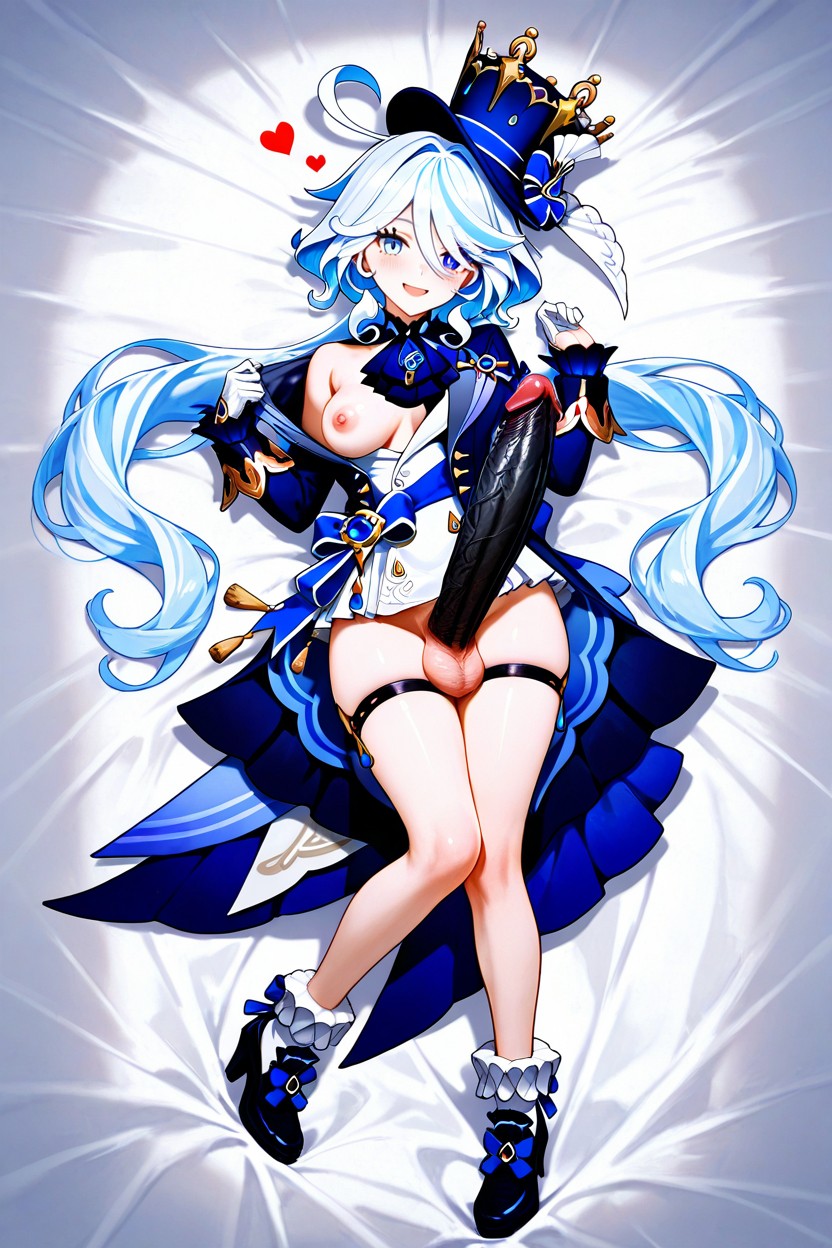 Hearts, Blue Eyes, Solo Character Hentai AI Porn