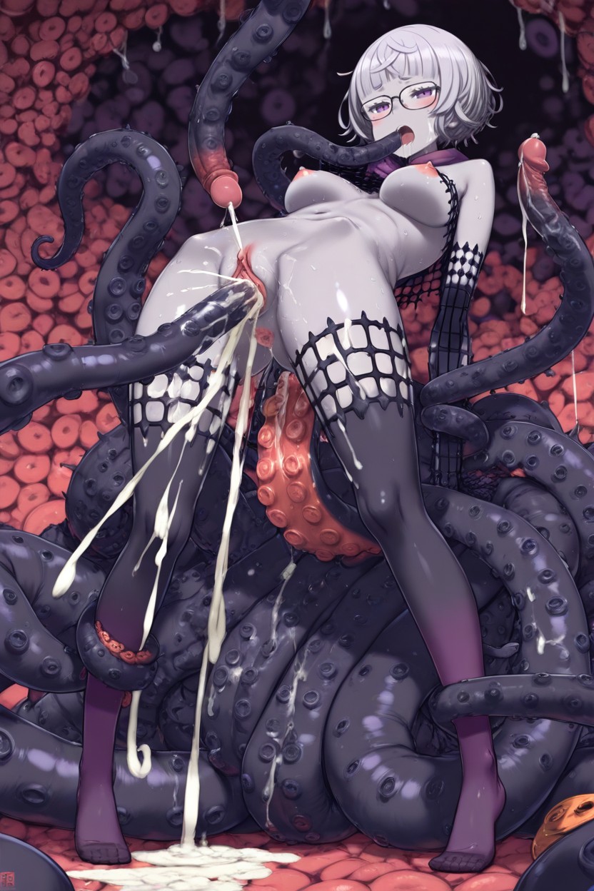 25+, Foreigner In Fgo Naked And Wearing Glasses, With Sweaty Hentai AI Porn
