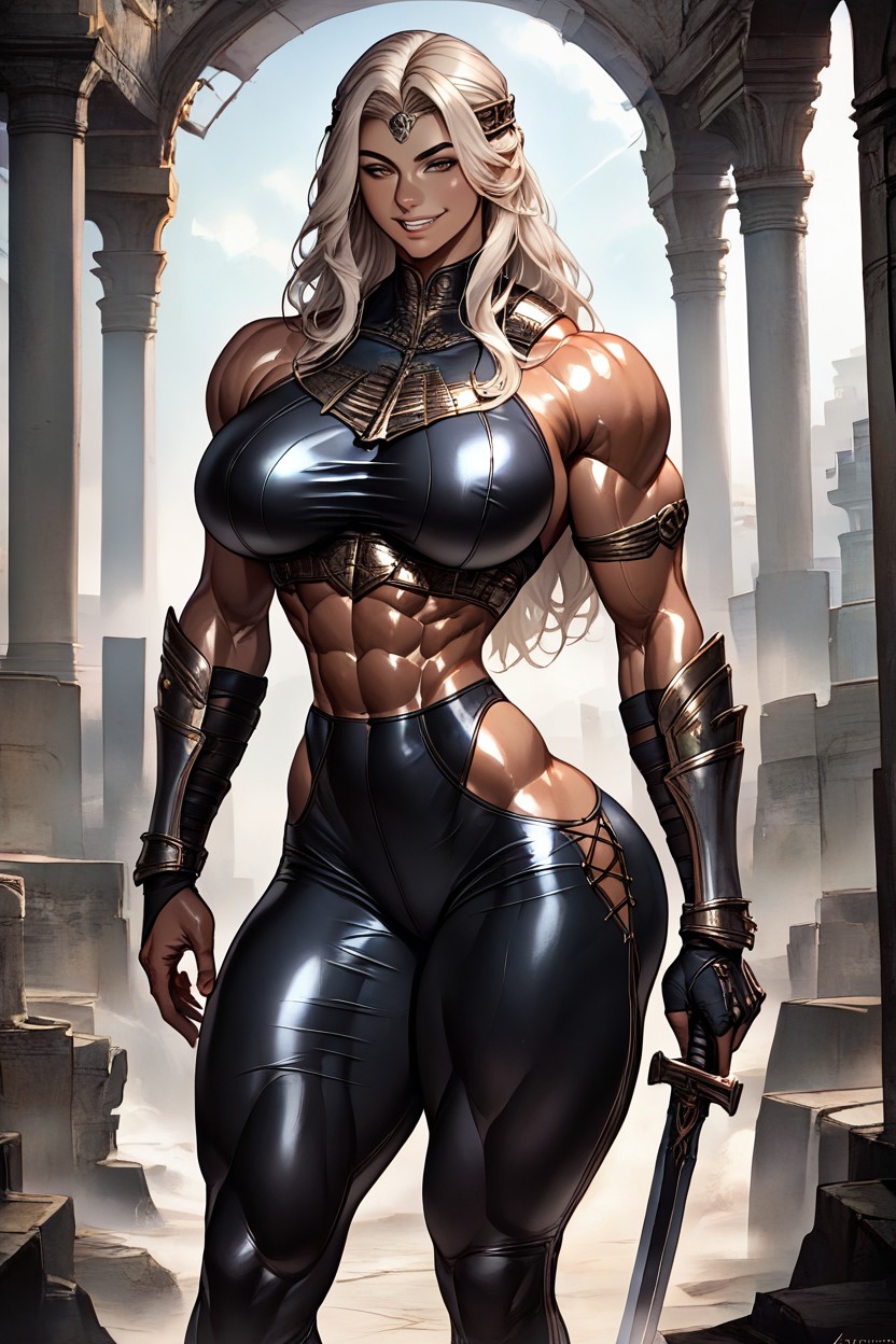 Fit Rounded Ass, Iliopsoas Muscle, Guantes De Armadura Hentai IA