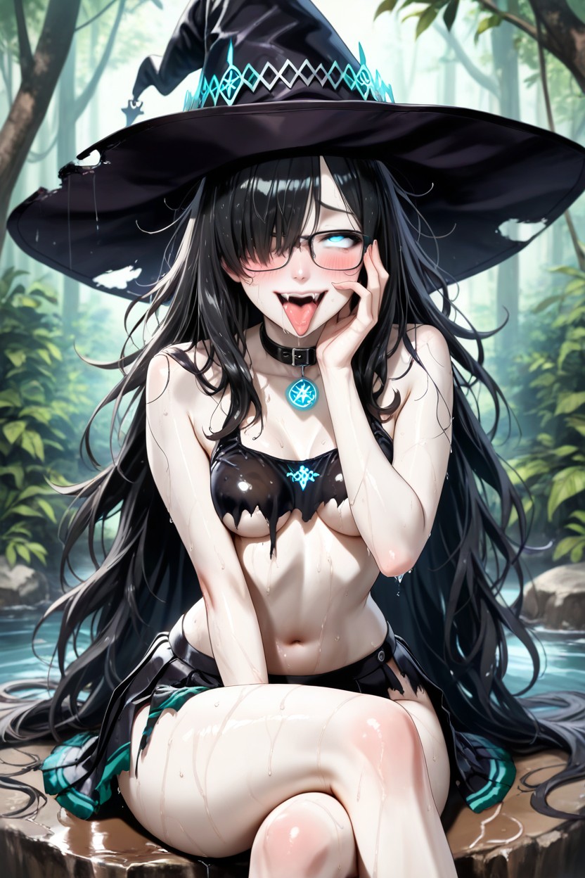 Wet Body, Lift Knees, Smile ヘンタイAIポルノ