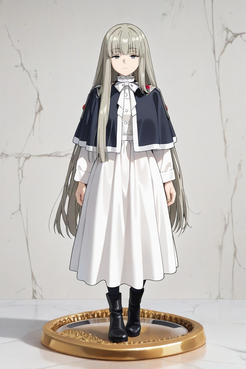 Sense From Sousou No Frieren, Compact Proportions, Reserved Presence Porno IA Hentai