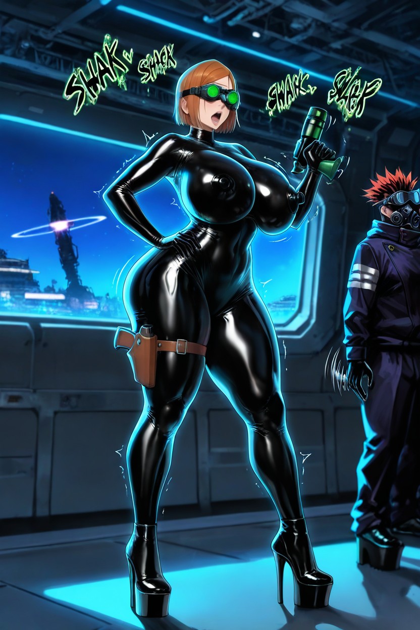 Massive Breasts, Sombra Suave, Long Legs Hentai IA