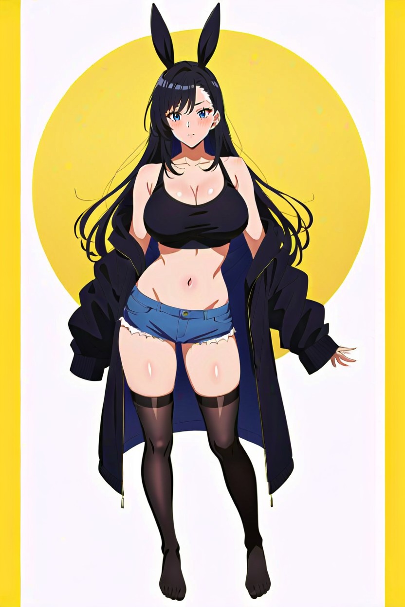 Full-body View, Hair, Blushing Hentai AI Porn