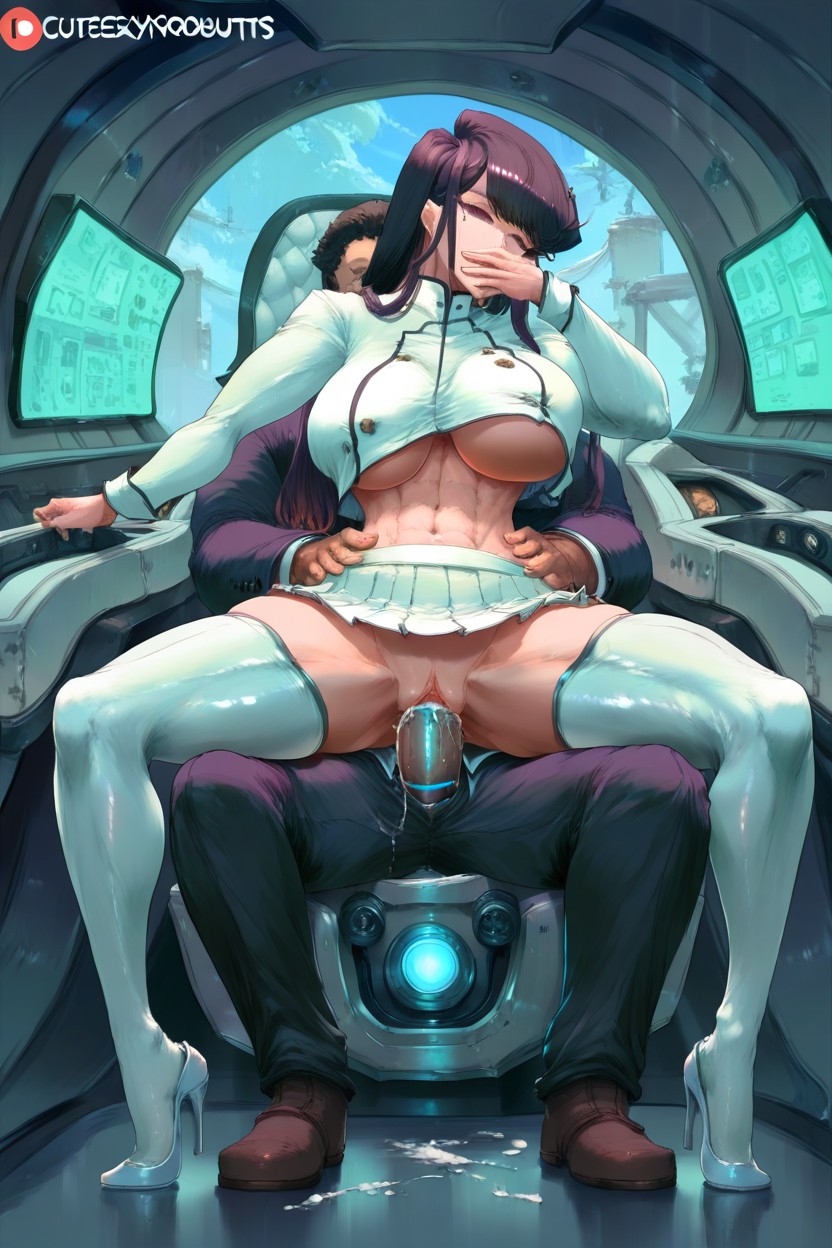 Miniskirt, 짙은 갈색 피부, Cum On Ground 헨타이 AI 포르노