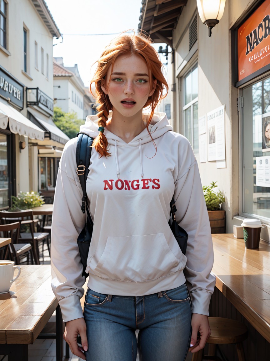 Small Ass, Ginger, Jeans Hentai AI Porn