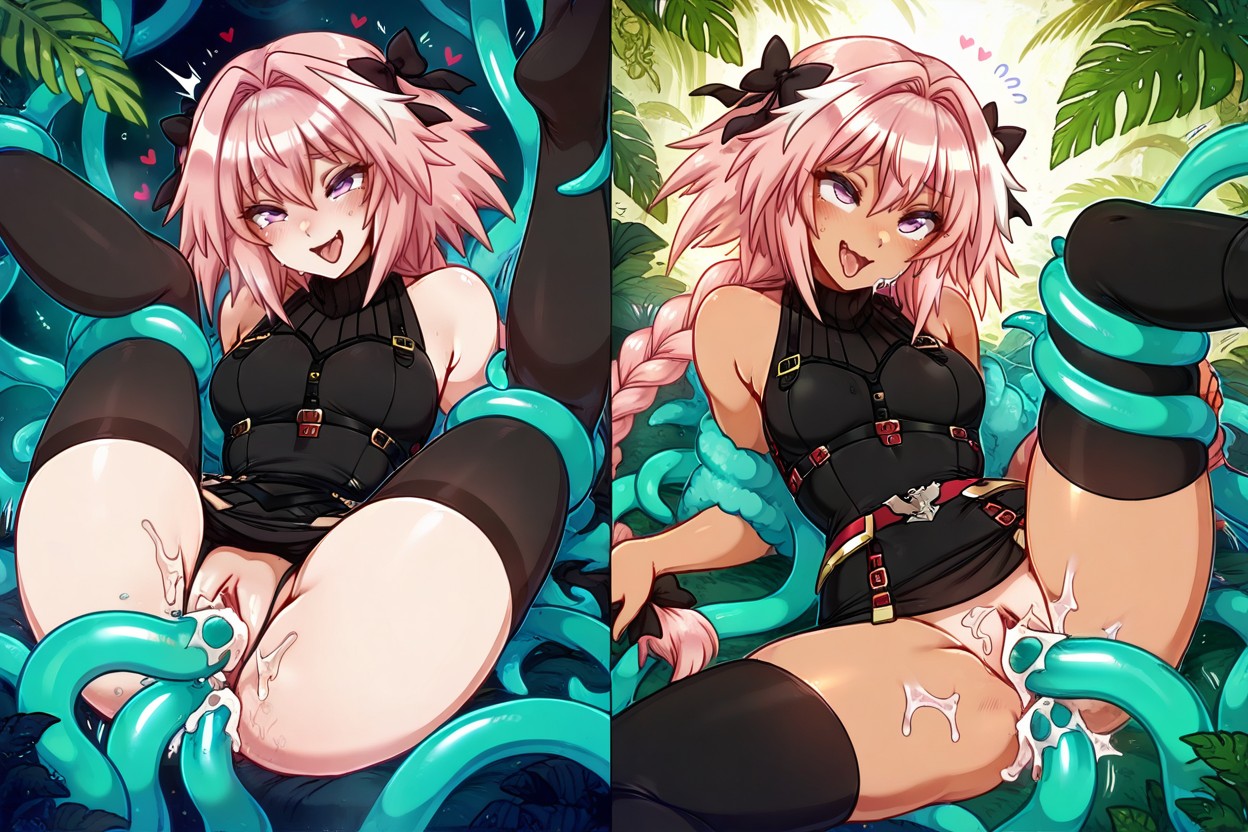Not Glossy Catsuit Horny Posing, No Zippers, Jungle Porno IA Hentai