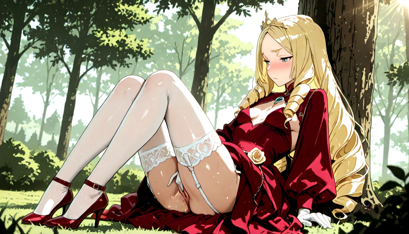 Ombre Dure, Pubic Hair, Petite Poitrine Porno IA Hentai