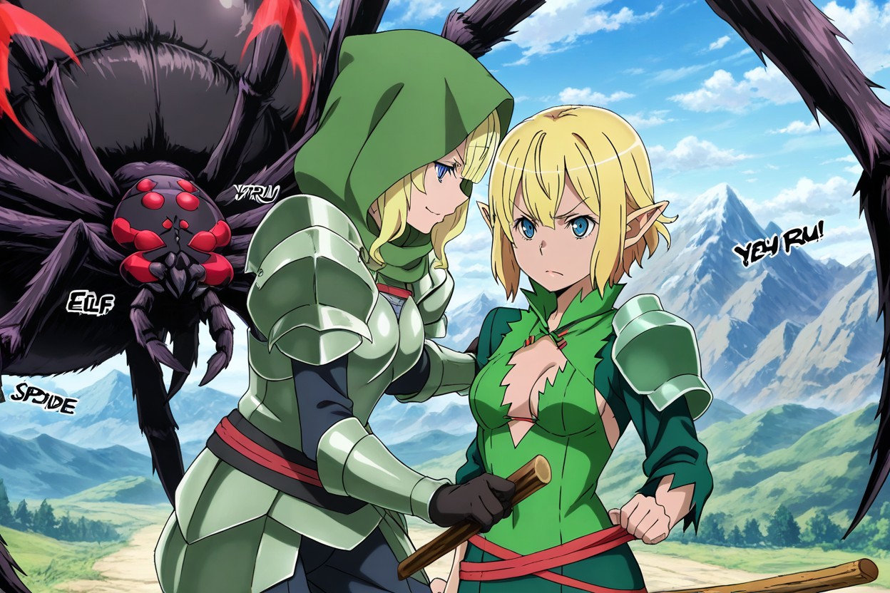 Sound Effect, Face To Face, Female With Green Hood AI黃漫
