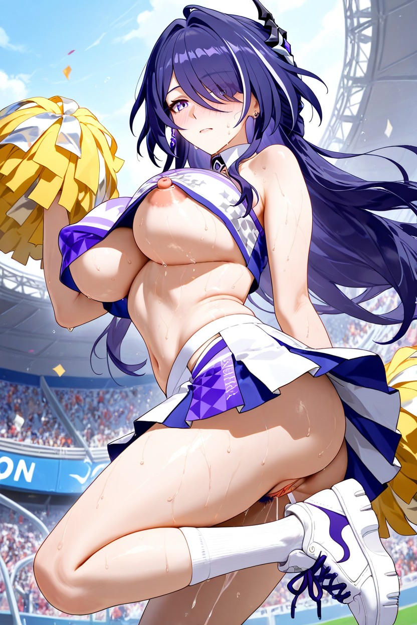正常, Underboob, Erect Clitoris AI黃漫