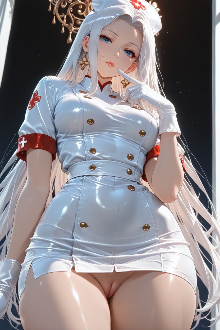 Dark-bright Lighting, Model Photo, Pointing At The Viewer Hentai IA