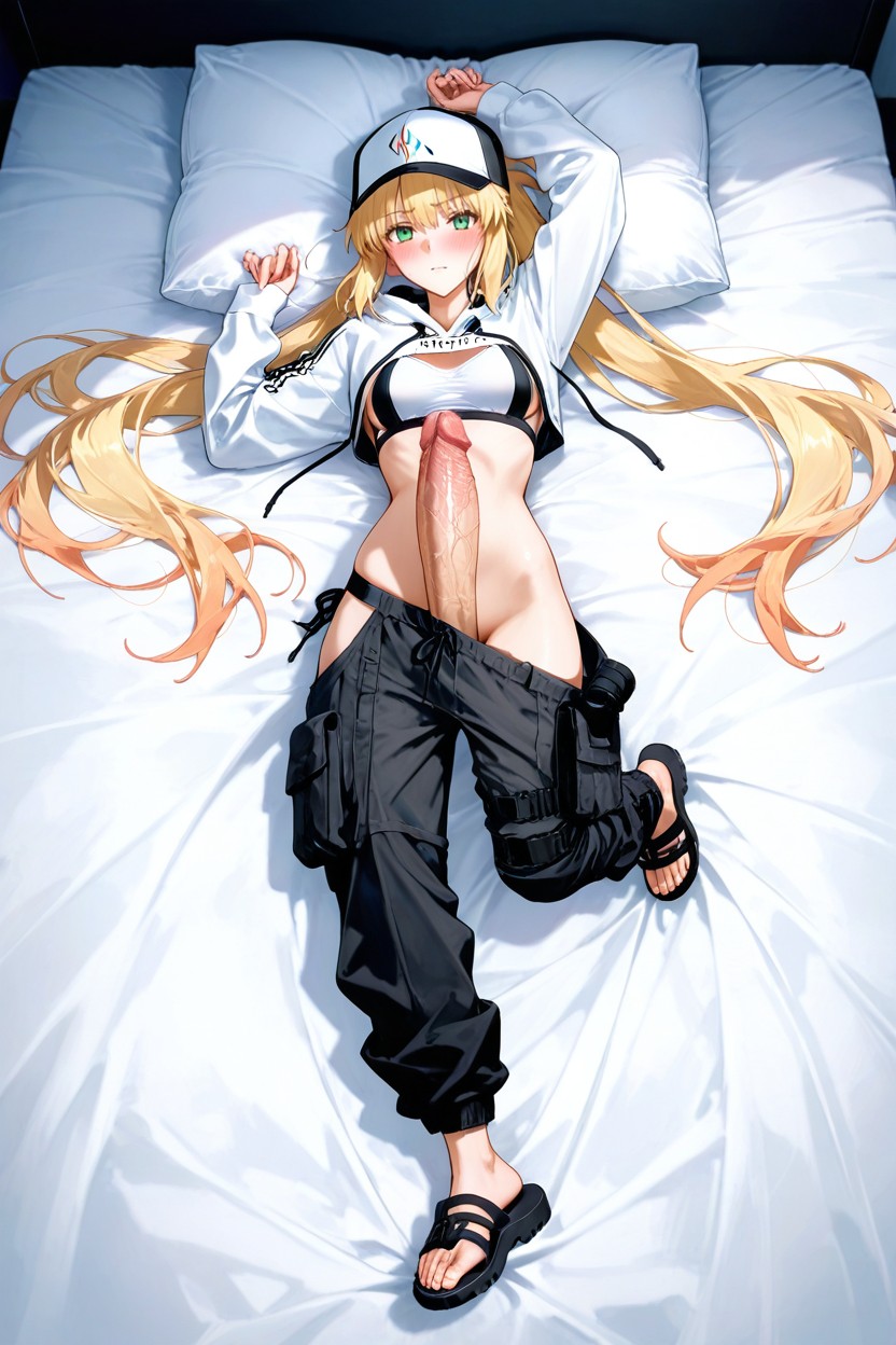Her Blushing Expression And Focused Gaze Creating A More Intimate Connection, Black Sandals With White Soles, Huge Erect Penis Hentai IA