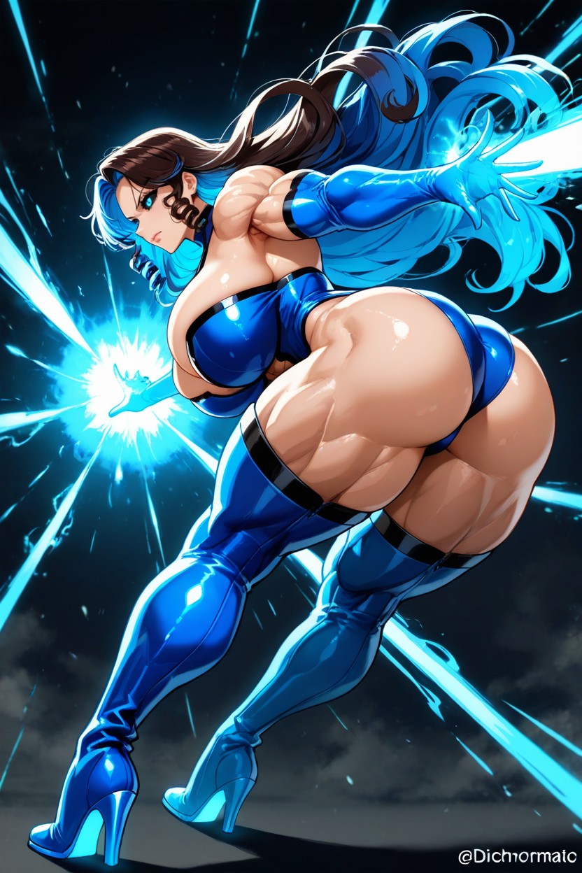 Night Shot, Abs, Thick Thighs 헨타이 AI 야짤