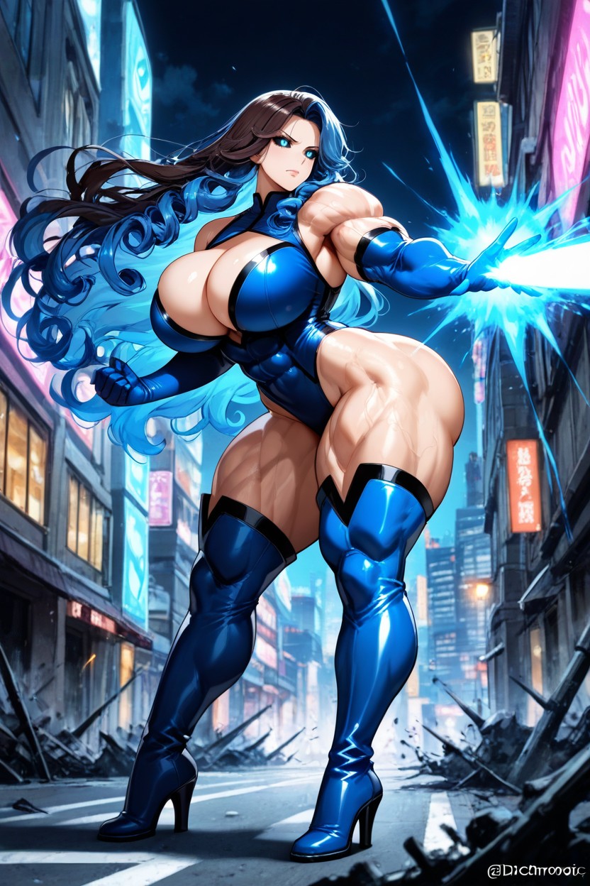 High Heel Boots, Abs, Empowered ヘンタイAIポルノ