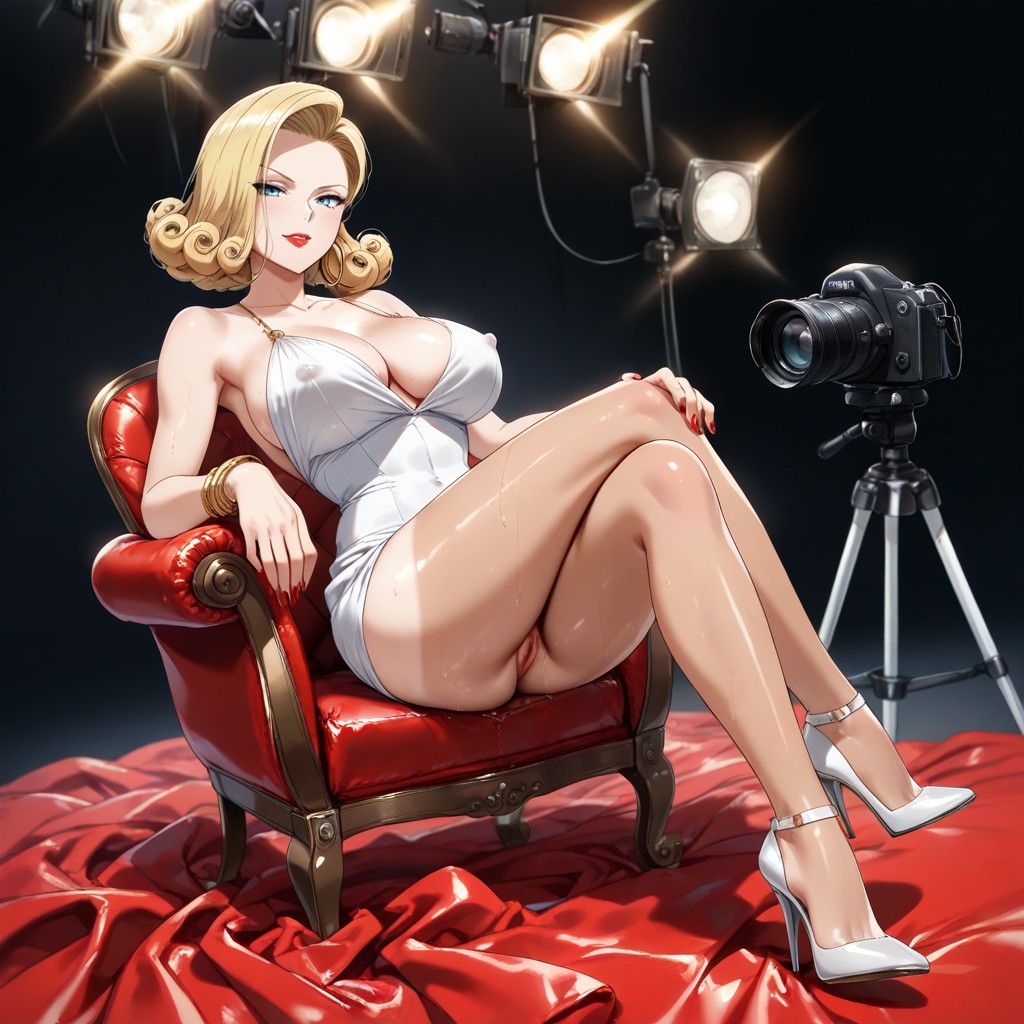 Blonde Hair, En Forme, Makeup Porno IA Hentai