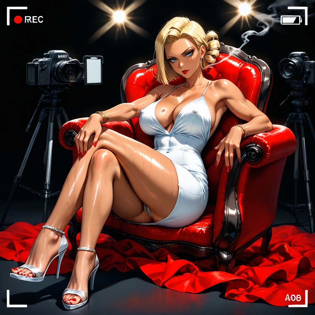 Cameras On Tripods, Perfect Tits, Curly Bob Hairstyle Porno IA Hentai