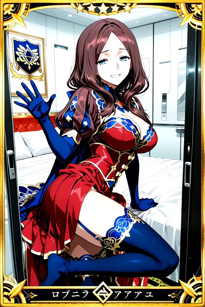 A Blue Sphere At The Top, There Is A White Single Bed, Accessories Featuring A Red Shaft Porno IA Hentai