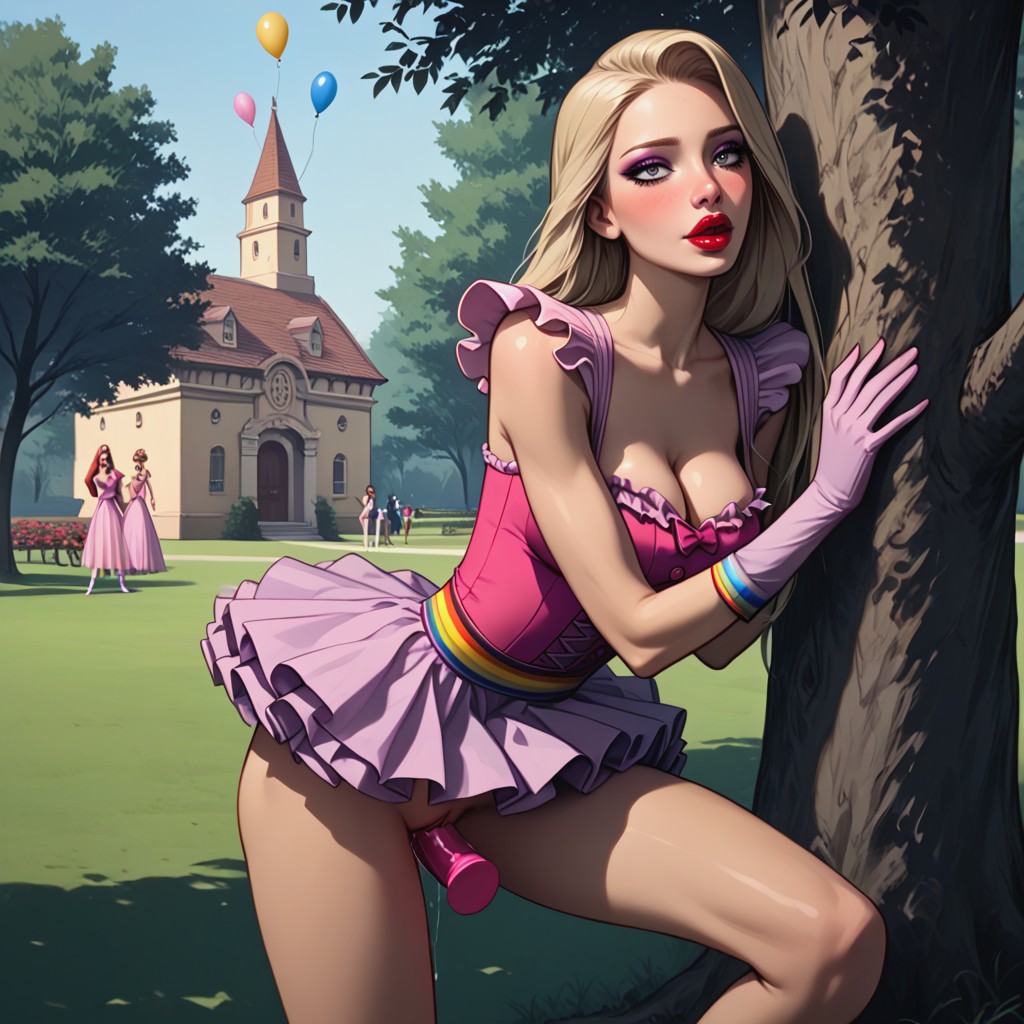 Tutu Skirt, Abs, Skinnyleg Hentai AI Porn
