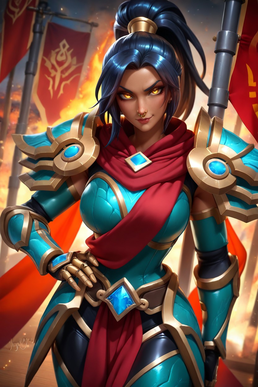 Cul Moyen, Woman, Legion Commander From Dota Porno IA Hentai