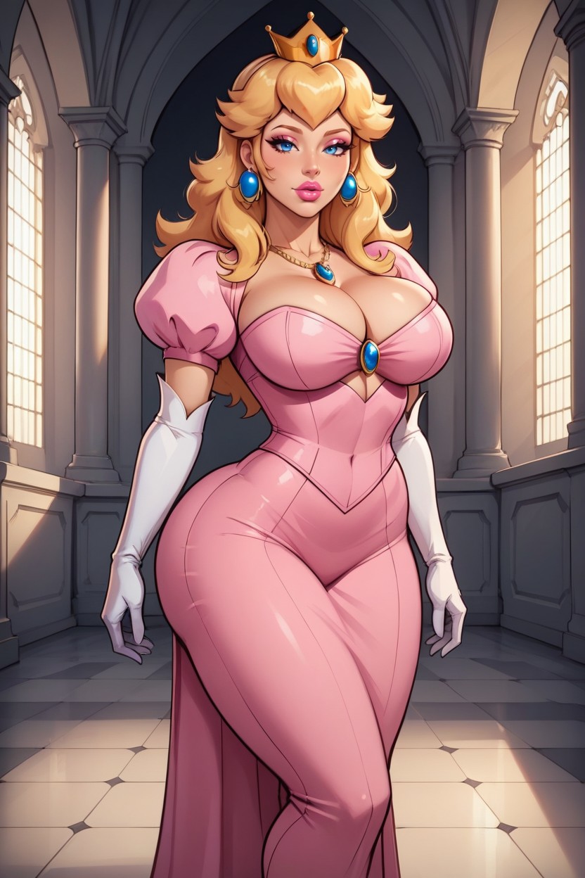 Long, Wavy, Tight Clothes Porno IA Hentai
