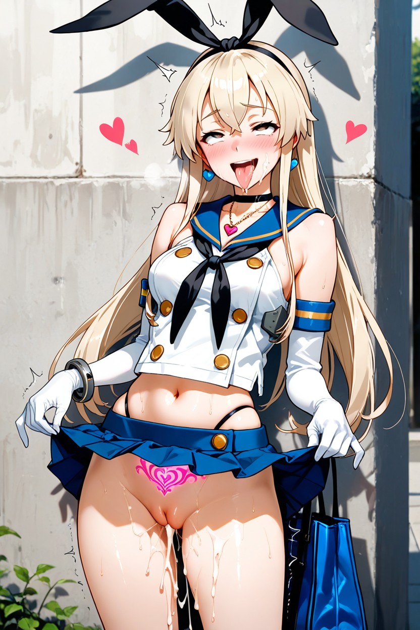 Tight Waist, Cum Legs, Love Heart Hentai IA