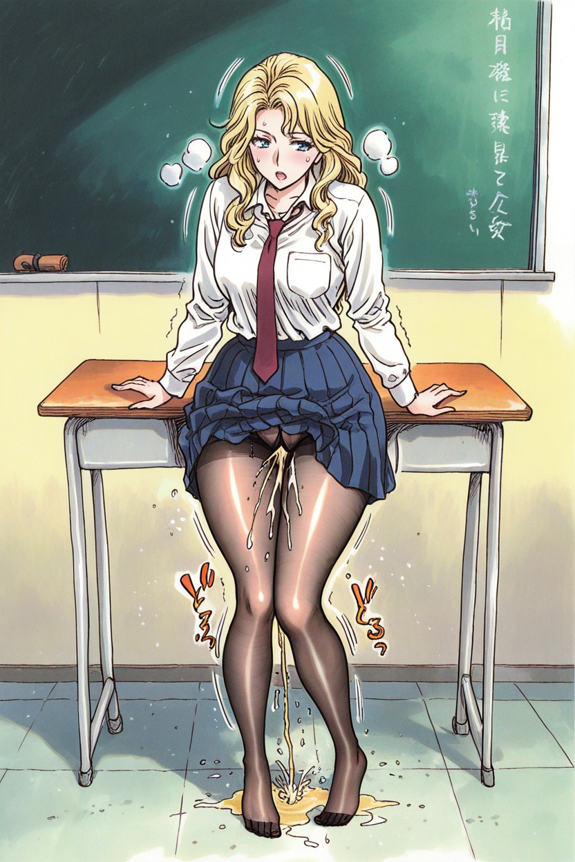 Peeing, Gangbang, Uniform Hentai AI Porn