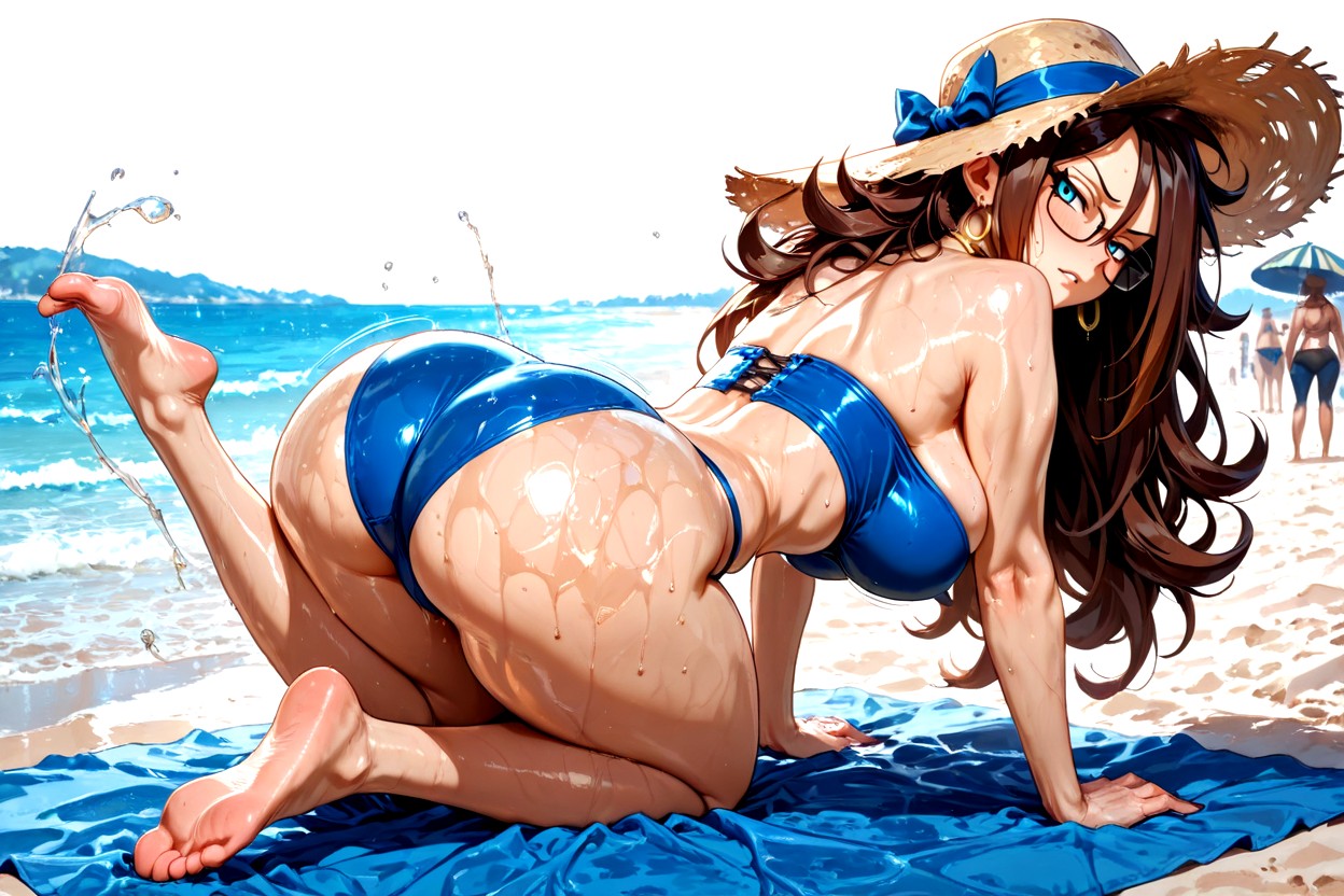 Beautiful Tight Body, Perfect Tight Ass Crack, Ultra Detailed Eyes Porno IA Hentai