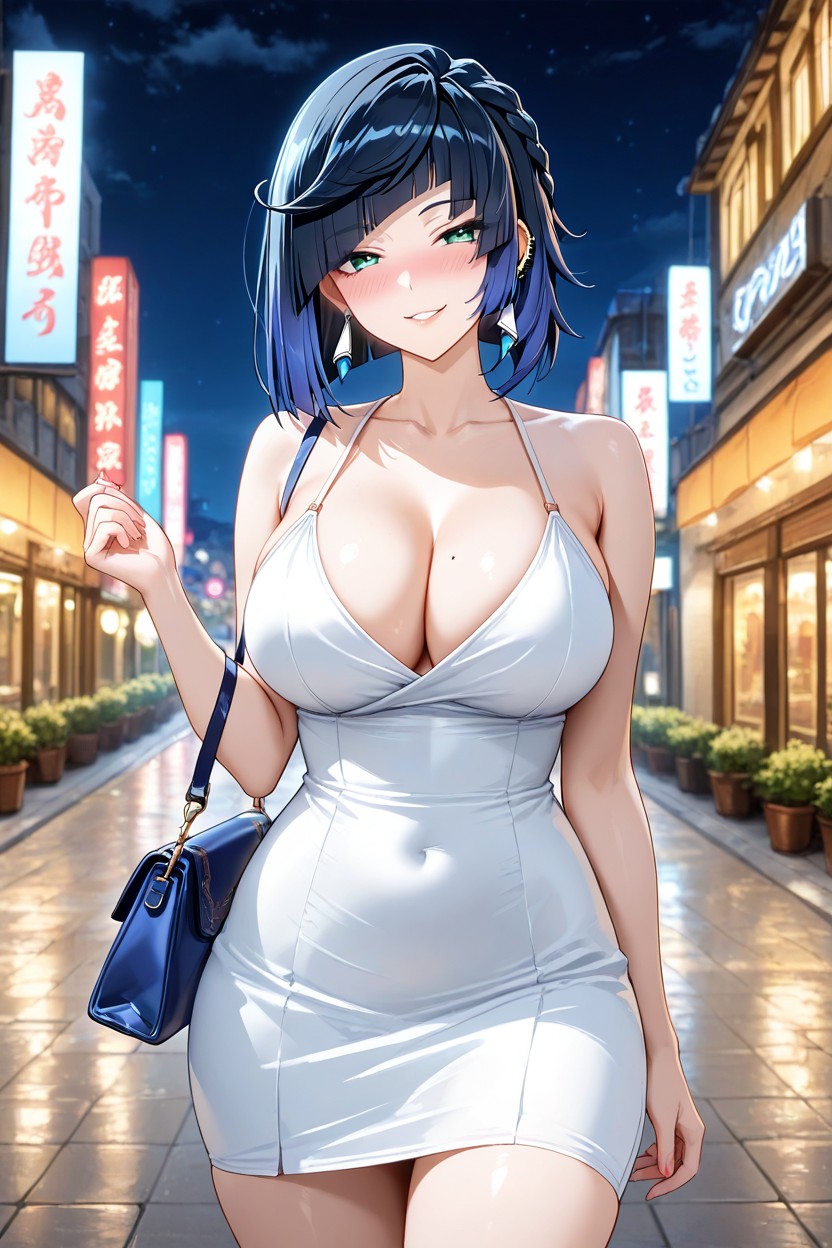 Sky, Culo Redondeado, Bangs Hentai IA