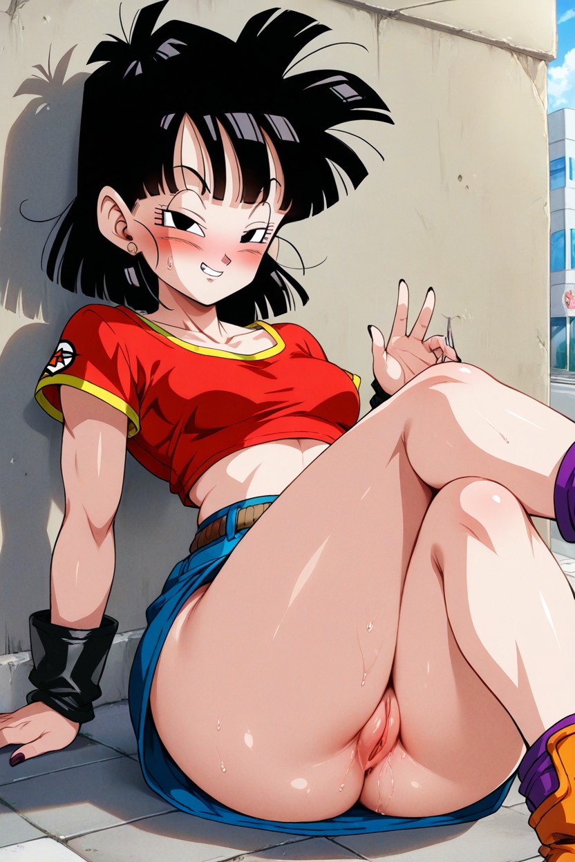 Bubble Butt, Detailed Body, Sidewalk Hentai AI Porn