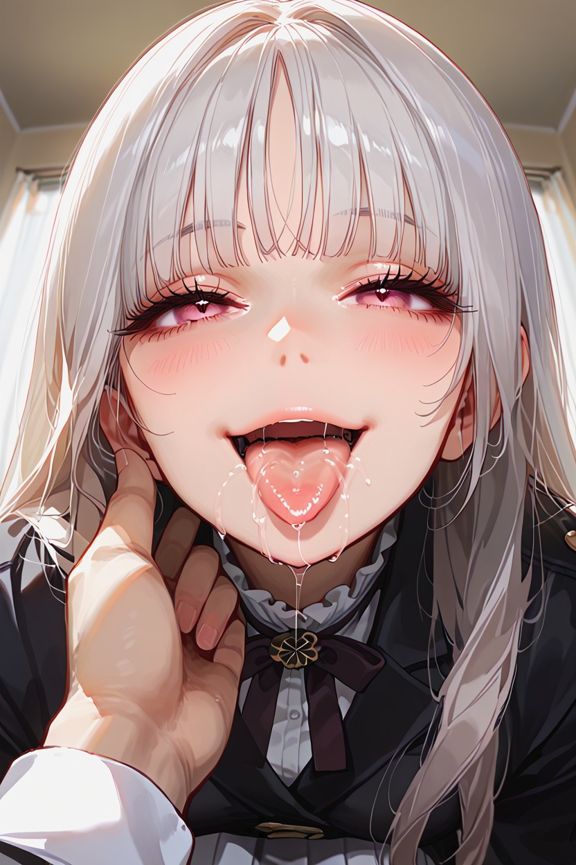 Small Ass, Black Tight Skirt, Long Hair Hentai AI Porn