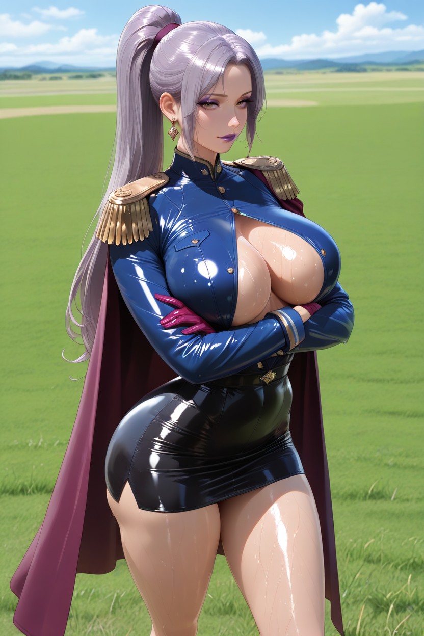 Arms Crossed, Skinny, Underboob Hentai AI Porn