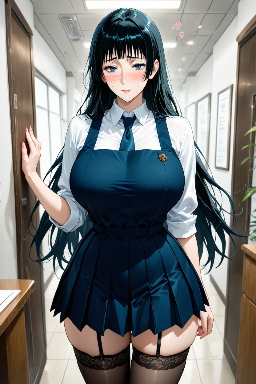 Extremely Blush, Model, Front View Hentai AI Porn