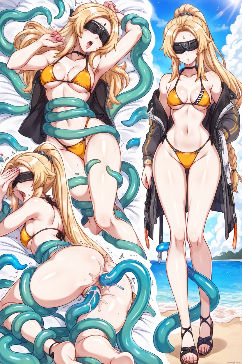 Narrowwaist, Tentacles, Youngwoman Hentai AI Porn
