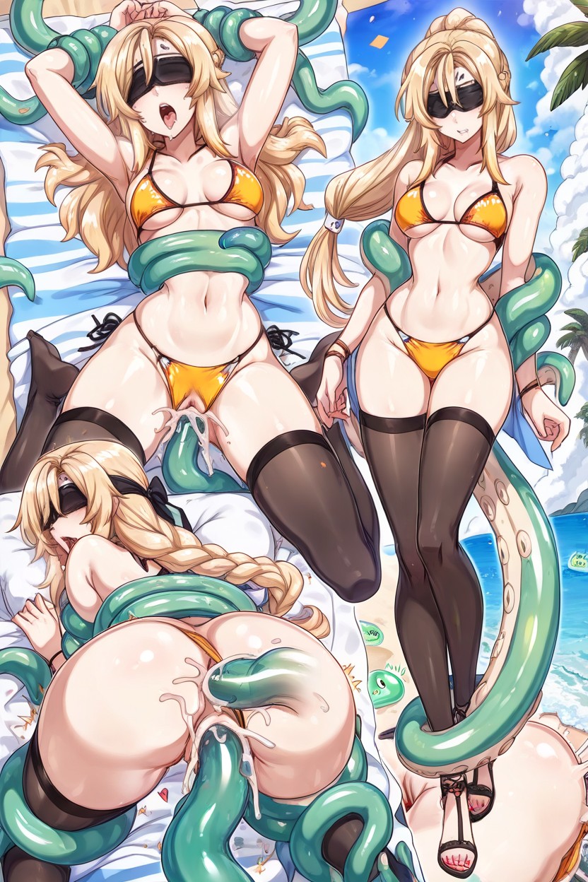 Trigger From Zenles Zone Zero, Braid, Tentacles Hentai AI Porn